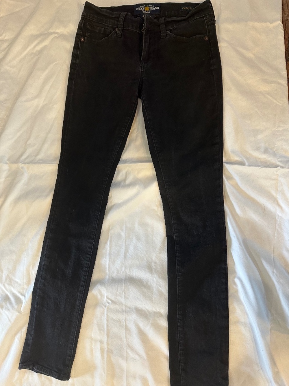 Lucky Brand Jeans Charlie Skinny (Black)